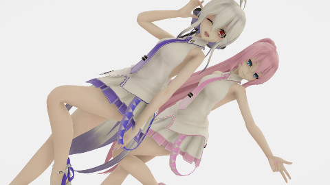 露背公式服弱音、巡音【MMD】